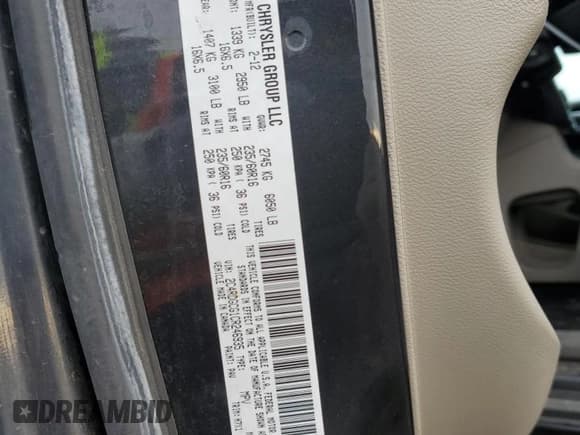 ✅ 2012 Dodge Grand Caravan SXT • VIN: 2C4RDGCG1CR246935 • Lot: 90071635. Wystawiony na Copart z przebiegiem 201 402 mil. Bezpłatny archiwum sprzedaży aukcyjnych z USA i szczegółowy raport historii pojazdu na DreamBid. Zdjęcie 13.