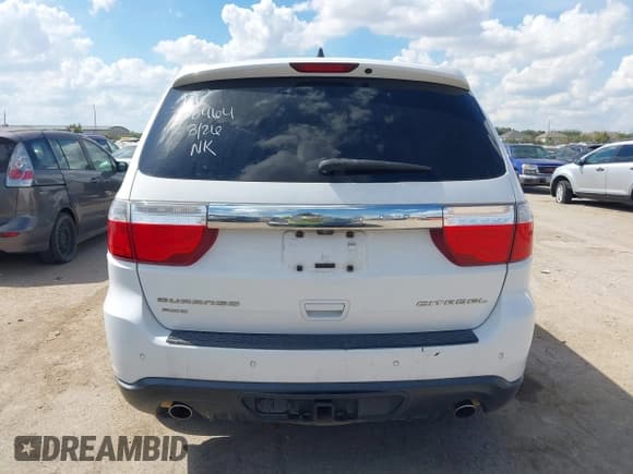 ✅ 2013 Dodge Durango Citadel • VIN: 1C4SDJET7DC539984 • Lot: 43371425. Listed on IAAI with 173,290 mi. Free auction sales archive from the USA and detailed vehicle history report at DreamBid. Image 17.