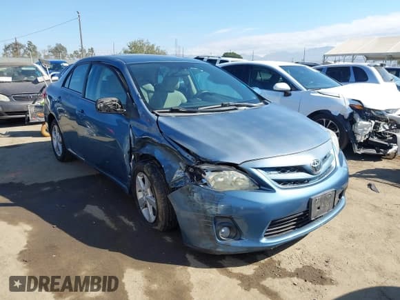 ✅ 2013 Toyota Corolla S • VIN: 5YFBU4EE4DP117312 • Lot: 43418488. Listed on IAAI with 78,601 mi. Free auction sales archive from the USA and detailed vehicle history report at DreamBid. Image 1.