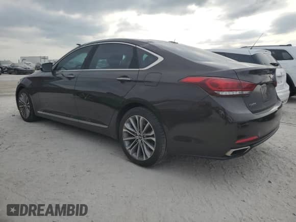 2015 Hyundai Genesis 3.8L z VIN KMHGN4JE4FU016443, wystawiony jako Copart lot #76380454 z przebiegiem 66 837 mil mil oraz Szkoda całkowita • Salvage title. Historia ofert i sprzedaży dostępna na DreamBid. Obrazek 2.