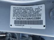 ✅ 2010 Honda Civic LX • VIN: 2HGFA1F50AH533884 • Lot: 43674511. Wystawiony na IAAI z przebiegiem 167 381 mil. Bezpłatny archiwum sprzedaży aukcyjnych z USA i szczegółowy raport historii pojazdu na DreamBid. Zdjęcie 9.