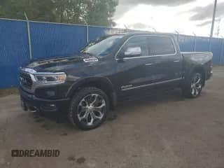 2022 Ram 1500 Limited with VIN 1C6SRFHT4NN337790, listed as a Copart auction lot 83919165 with 93,470 mi miles and Clean title. Bid and sale history available at DreamBid. Image 1.