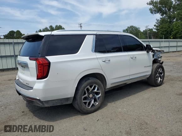 ✅ 2021 GMC Yukon SLT • VIN: 1GKS1BKD7MR119221 • Lot: 69386775. Listed on Copart with 128,741 mi. Free auction sales archive from the USA and detailed vehicle history report at DreamBid. Image 3.