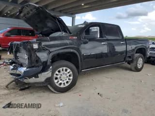 ✅ 2024 Chevrolet Silverado 2500HD LTZ • VIN: 2GC4YPEY7R1130313 • Lot: 67422635. Listed on Copart with 22,955 mi. Free auction sales archive from the USA and detailed vehicle history report at DreamBid. Image 1.