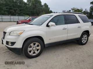 2008 Saturn Outlook XR z VIN 5GZER237X8J299551, wystawiony jako Copart lot #80641005 z przebiegiem 215 803 mil mil oraz Szkoda całkowita • Salvage title. Historia ofert i sprzedaży dostępna na DreamBid. Obrazek 1.