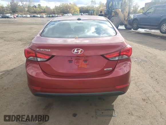 2016 Hyundai Elantra SE with VIN 5NPDH4AE9GH765023, listed as a Copart auction lot 89693915 with 95,505 mi miles and Salvage title. Bid and sale history available at DreamBid. Image 6.