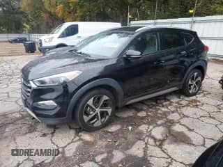 2017 Hyundai Tucson Sport with VIN KM8J33A21HU297664, listed as a Copart auction lot 90446425 with 133,125 mi miles and Clean title. Bid and sale history available at DreamBid. Image 1.