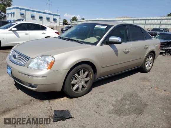 ✅ 2005 Ford Five Hundred Limited • VIN: 1FAFP25165G121266 • Lot: 68925505. Listed on Copart with 152,617 mi. Free auction sales archive from the USA and detailed vehicle history report at DreamBid. Image 1.