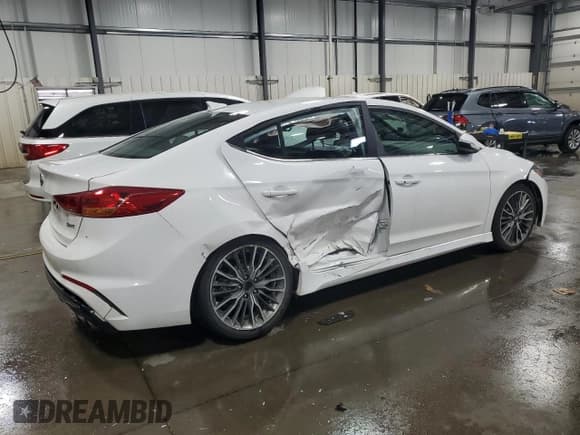 ✅ 2018 Hyundai Elantra Sport • VIN: KMHD04LB8JU504520 • Lot: 81213065. Listed on Copart with 133,312 mi. Free auction sales archive from the USA and detailed vehicle history report at DreamBid. Image 3.
