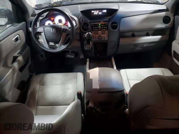 2012 Honda Pilot LX with VIN 5FNYF4H24CB014567, listed as a Copart auction lot 87074735 with 105,021 mi miles and Salvage title. Bid and sale history available at DreamBid. Image 8.