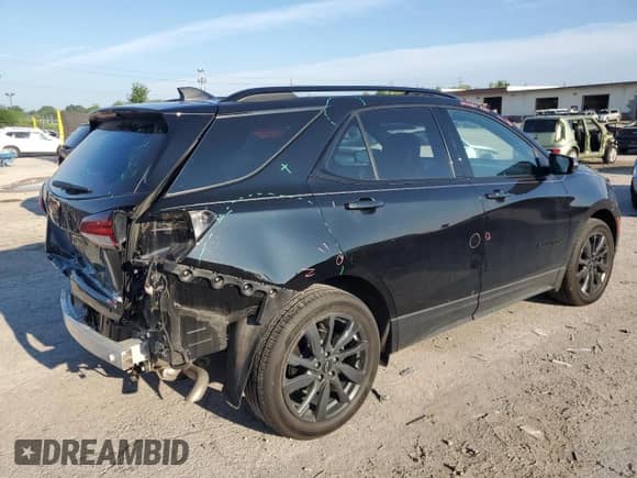 2023 Chevrolet Equinox RS с VIN 3GNAXMEG3PL216460, выставлен на аукционе Copart как лот 66629835 с пробегом 22 499 миль миль и Списание • Salvage title. История ставок и продаж доступна на DreamBid. Изображение 3.