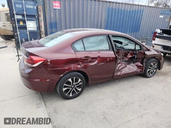 ✅ 2013 Honda Civic EX • VIN: 19XFB2F80DE062542 • Лот: 92155305. Опубликован ранее на Copart с пробегом 113 356 миль. Бесплатный доступ к архиву аукционных продаж из США и подробный отчёт об истории автомобиля на DreamBid. Изображение 3.