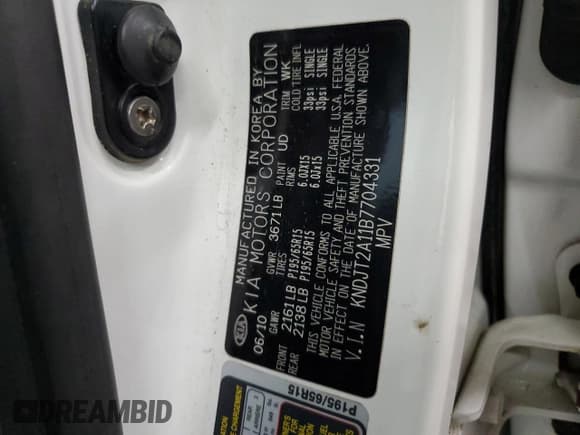 ✅ 2011 Kia Soul • VIN: KNDJT2A11B7704331 • Lot: 81862645. Wystawiony na Copart z przebiegiem 212 981 mil. Bezpłatny archiwum sprzedaży aukcyjnych z USA i szczegółowy raport historii pojazdu na DreamBid. Zdjęcie 12.