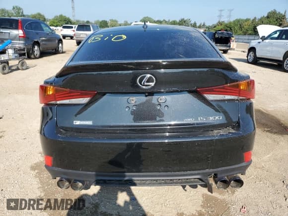 ✅ 2018 Lexus IS 300 • VIN: JTHC81D22J5029560 • Lot: 68349575. Listed on Copart with Not provided. Free auction sales archive from the USA and detailed vehicle history report at DreamBid. Image 6.