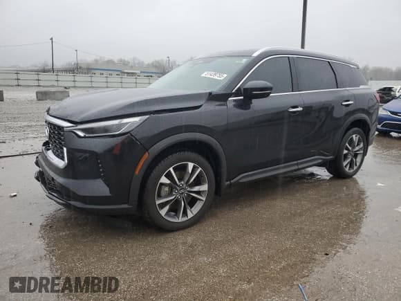 ✅ 2023 Infiniti QX60 Luxe • VIN: 5N1DL1FS9PC356071 • Lot: 51439755. Listed on Copart with 31,184 mi. Free auction sales archive from the USA and detailed vehicle history report at DreamBid. Image 1.