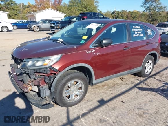 ✅ 2015 Honda CR-V LX • VIN: 5J6RM4H31FL068570 • Lot: 43581601. Listed on IAAI with 235,484 mi. Free auction sales archive from the USA and detailed vehicle history report at DreamBid. Image 2.