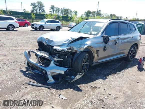 ✅ 2021 BMW X3 M • VIN: 5YMTS0C01M9G99914 • Lot: 42190720. Listed on IAAI with 42,917 mi. Free auction sales archive from the USA and detailed vehicle history report at DreamBid. Image 2.