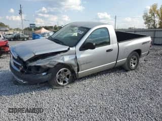 2007 Dodge 1500 ST with VIN 1D7HA16K87J521346, listed as a Copart auction lot 80306755 with 155,078 mi miles and Salvage title. Bid and sale history available at DreamBid. Image 1.