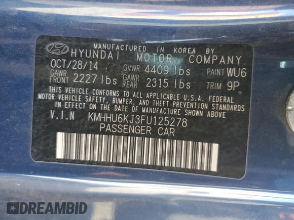 ✅ 2015 Hyundai Genesis Coupe Ultimate • VIN: KMHHU6KJ3FU125278 • Lot: 86312324. Wystawiony na Copart z przebiegiem 119 564 mil. Bezpłatny archiwum sprzedaży aukcyjnych z USA i szczegółowy raport historii pojazdu na DreamBid. Zdjęcie 12.