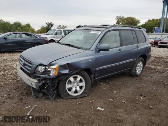 2003 Toyota Highlander Limited с VIN JTEHF21A930157918, выставлен на аукционе Copart как лот 86705285 с пробегом 186 551 миль миль и Списание • Salvage title. История ставок и продаж доступна на DreamBid. Изображение 1.