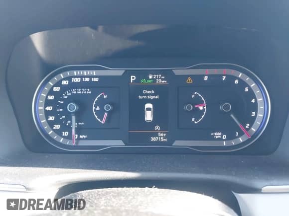 2024 Hyundai Tucson SEL with VIN 5NMJBCDE5RH364255, listed as a IAAI auction lot 43409904 with 38,715 mi miles and . Bid and sale history available at DreamBid. Image 7.