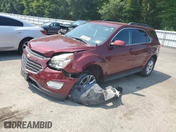 ✅ 2016 Chevrolet Equinox LT • VIN: 2GNFLFEK3G6155939 • Лот: 63342054. Опубликован ранее на Copart с пробегом 96 517 миль. Бесплатный доступ к архиву аукционных продаж из США и подробный отчёт об истории автомобиля на DreamBid. Изображение 1.