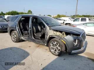 2022 Hyundai Palisade Calligraphy с VIN KM8R74HE8NU345704, выставлен на аукционе Copart как лот 63629674 с пробегом 68 179 миль миль и Списание • Salvage title. История ставок и продаж доступна на DreamBid. Изображение 4.