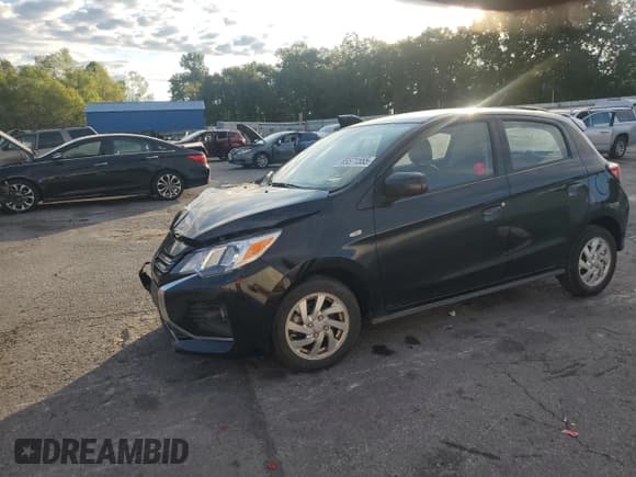 ✅ 2024 Mitsubishi Mirage ES • VIN: ML32AUHJ5RH001219 • Lot: 85571555. Listed on Copart with 25,997 mi. Free auction sales archive from the USA and detailed vehicle history report at DreamBid. Image 1.