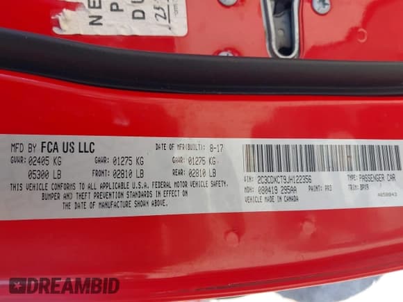 ✅ 2018 Dodge Charger R/T • VIN: 2C3CDXCT9JH122356 • Lot: 43358067. Wystawiony na IAAI z przebiegiem 139 703 mil. Bezpłatny archiwum sprzedaży aukcyjnych z USA i szczegółowy raport historii pojazdu na DreamBid. Zdjęcie 9.