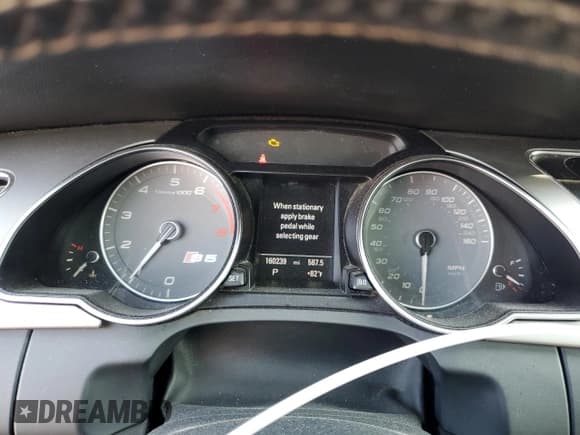 ✅ 2013 Audi S5 Premium Plus • VIN: WAUCGAFR4DA043239 • Lot: 64248005. Listed on Copart with 160,239 mi. Free auction sales archive from the USA and detailed vehicle history report at DreamBid. Image 9.