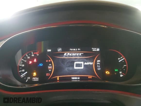 ✅ 2013 Dodge Dart GT • VIN: 1C3CDFCB9DD341904 • Lot: 47631875. Listed on Copart with 159,490 mi. Free auction sales archive from the USA and detailed vehicle history report at DreamBid. Image 9.