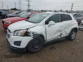 2016 Chevrolet Trax LT с VIN 3GNCJPSB4GL156628, выставлен на аукционе Copart как лот 85531735 с пробегом 244 265 миль миль и Списание • Salvage title. История ставок и продаж доступна на DreamBid. Изображение 1.