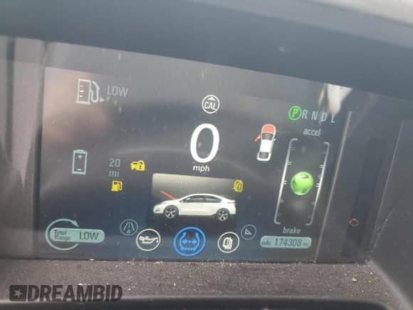 2014 Chevrolet Volt z VIN 1G1RE6E43EU168487, wystawiony jako Copart lot #60596404 z przebiegiem 174 308 mil mil oraz Czysty tytuł • Clean title. Historia ofert i sprzedaży dostępna na DreamBid. Obrazek 9.