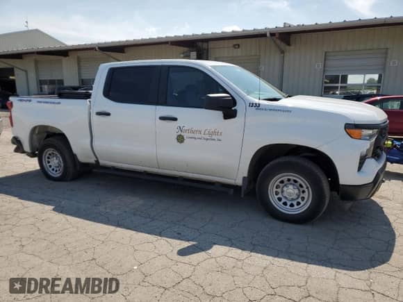 2022 Chevrolet Silverado 1500 Work Truck z VIN 1GCPDAEKXNZ621333, wystawiony jako Copart lot #66377754 z przebiegiem 46 805 mil mil oraz Szkoda całkowita • Salvage title. Historia ofert i sprzedaży dostępna na DreamBid. Obrazek 4.