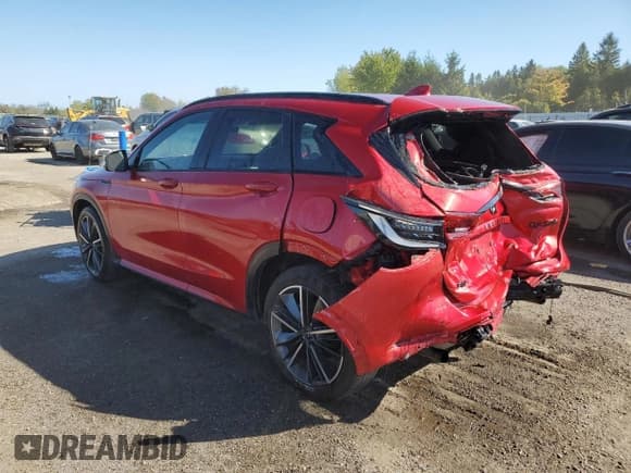✅ 2024 Infiniti QX50 Sport • VIN: 3PCAJ5FB7RF111585 • Lot: 84173255. Listed on Copart with Not provided. Free auction sales archive from the USA and detailed vehicle history report at DreamBid. Image 2.