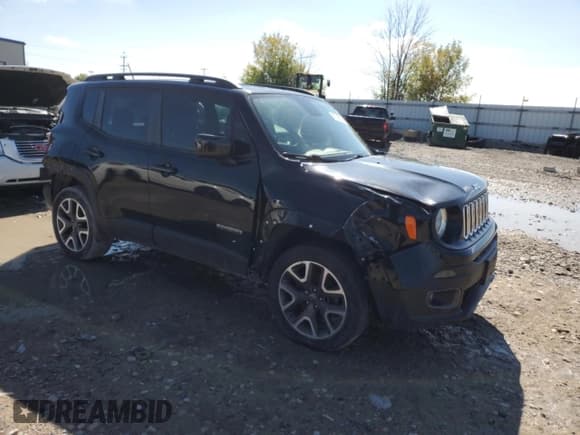✅ 2017 Jeep Renegade Latitude • VIN: ZACCJBBB7HPG36196 • Лот: 81741305. Опубликован ранее на Copart с пробегом 73 383 миль. Бесплатный доступ к архиву аукционных продаж из США и подробный отчёт об истории автомобиля на DreamBid. Изображение 4.