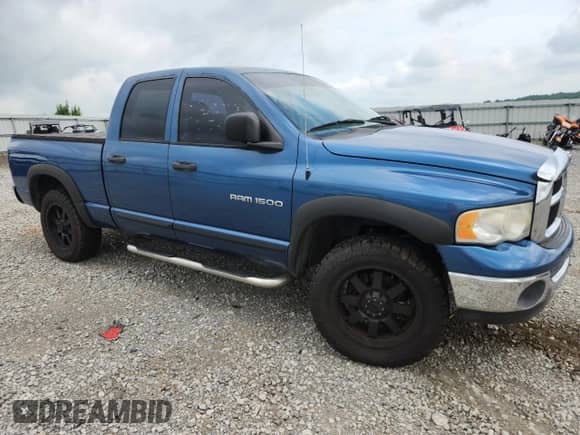 ✅ 2004 Dodge 1500 SLT • VIN: 1D7HU18NX4S573100 • Lot: 65593555. Listed on Copart with 129,583 mi. Free auction sales archive from the USA and detailed vehicle history report at DreamBid. Image 4.