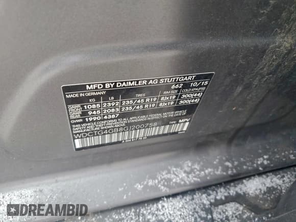 ✅ 2016 Mercedes-Benz GLA 250 • VIN: WDCTG4GB8GJ200758 • Лот: 95888965. Опубликован ранее на Copart с пробегом 101 106 миль. Бесплатный доступ к архиву аукционных продаж из США и подробный отчёт об истории автомобиля на DreamBid. Изображение 12.