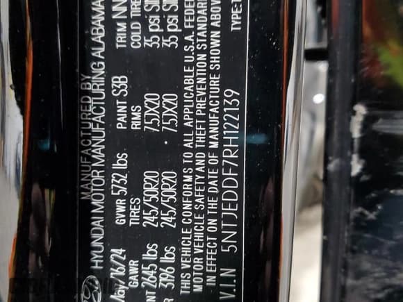 ✅ 2024 Hyundai Santa Cruz Limited • VIN: 5NTJEDDF7RH122139 • Лот: 91260515. Опубликован ранее на Copart с пробегом 28 615 миль. Бесплатный доступ к архиву аукционных продаж из США и подробный отчёт об истории автомобиля на DreamBid. Изображение 12.