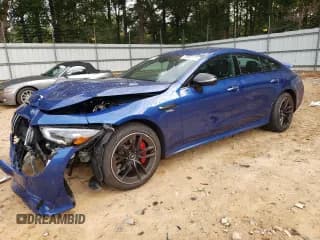 ✅ 2023 Mercedes-Benz AMG GT 53 • VIN: W1K7X6BB4PA056285 • Лот: 72857674. Опубликован ранее на Copart с пробегом 11 914 миль. Бесплатный доступ к архиву аукционных продаж из США и подробный отчёт об истории автомобиля на DreamBid. Изображение 1.