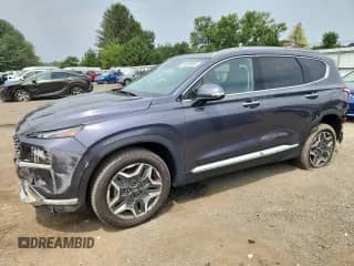 2023 Hyundai Santa Fe Limited with VIN KM8S7DA23PU065595, listed as a Copart auction lot 67422805 with 27,606 mi miles and Salvage title. Bid and sale history available at DreamBid. Image 1.