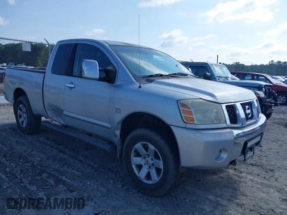✅ 2004 Nissan Titan SE • VIN: 1N6AA06B04N534373 • Лот: 42896355. Опубликован ранее на IAAI с пробегом 156 562 миль. Бесплатный доступ к архиву аукционных продаж из США и подробный отчёт об истории автомобиля на DreamBid. Изображение 1.