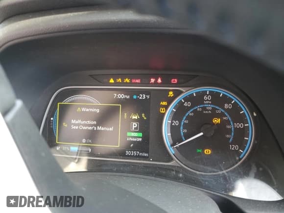 ✅ 2021 Nissan LEAF SV Plus • VIN: 1N4BZ1CVXMC555477 • Lot: 69635975. Wystawiony na Copart z przebiegiem 30 357 mil. Bezpłatny archiwum sprzedaży aukcyjnych z USA i szczegółowy raport historii pojazdu na DreamBid. Zdjęcie 9.