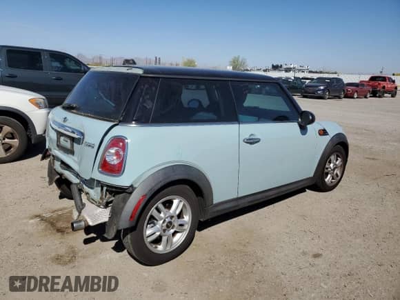 2013 MINI Hardtop with VIN WMWSU3C55DT681697, listed as a Copart auction lot 50325745 with 68,386 mi miles and Salvage title. Bid and sale history available at DreamBid. Image 3.