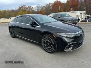 ✅ 2023 Mercedes-Benz EQS 580 • VIN: W1KCG4EB1PA037787 • Lot: 92261115. Listed on Copart with 15,264 mi. Free auction sales archive from the USA and detailed vehicle history report at DreamBid. Image 4.