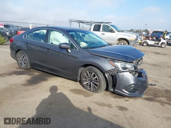 ✅ 2019 Subaru Legacy Premium • VIN: 4S3BNAF6XK3023895 • Lot: 43520461. Listed on IAAI with 46,717 mi. Free auction sales archive from the USA and detailed vehicle history report at DreamBid. Image 1.