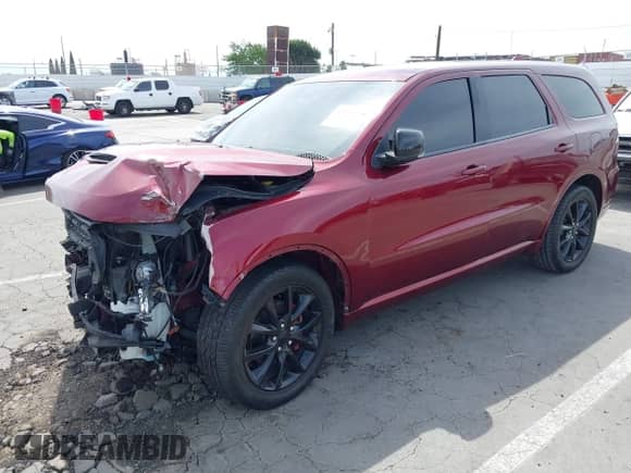 2018 Dodge Durango GT with VIN 1C4RDHDG8JC218267, listed as a IAAI auction lot 43251256 with 94,323 mi miles and . Bid and sale history available at DreamBid. Image 2.