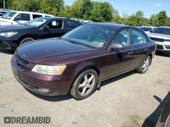 ✅ 2006 Hyundai Sonata GLS • VIN: 5NPEU46F76H089140 • Лот: 69855344. Опубликован ранее на Copart с пробегом Не указан. Бесплатный доступ к архиву аукционных продаж из США и подробный отчёт об истории автомобиля на DreamBid. Изображение 1.