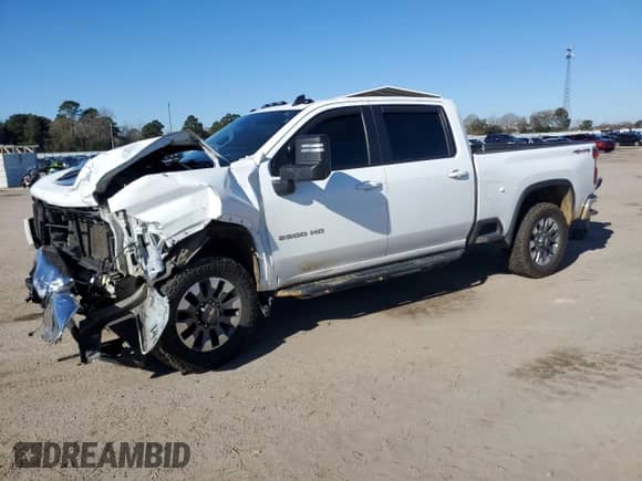 2021 Chevrolet Silverado 2500HD LT z VIN 1GC1YNE75MF169367, wystawiony jako Copart lot #42399475 z przebiegiem 224 203 mil mil oraz Szkoda całkowita • Salvage title. Historia ofert i sprzedaży dostępna na DreamBid. Obrazek 1.