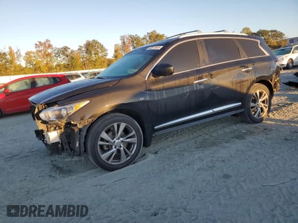 ✅ 2015 Infiniti QX60 • VIN: 5N1AL0MN0FC526729 • Лот: 82511945. Опубликован ранее на Copart с пробегом 166 198 миль. Бесплатный доступ к архиву аукционных продаж из США и подробный отчёт об истории автомобиля на DreamBid. Изображение 1.